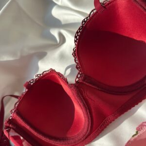 Bordo Dantelli İç Çamaşırı Takımı - Görsel 6